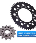 Chain And Sprocket Kit 13T Front And 48T Rear For CRF450R 04-18 2020 And CRF450RX 17-21 showing steel sprockets set