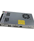 Beefy 350W 12V Single Output Power Supply for Industrial Automation and CNC Machines, metal chassis, vented top view