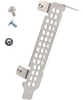 Top Shelf Sff Desktop Mounting Bracket For M2 Ssd And Pcie Adapter With A Slick Low Profile Build showing silver metal design and included screws.