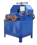 Heavy Duty Electric Pipe Bender Machine With Round And Square Die Set 110V Single Phase Tube Roller, blue design with dual rollers.