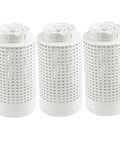 Three Piece PVC Compost Tumbler Bin Kit 4x10 Inch Units In Ground Design Odor Free Outdoor Waste Recycler For Garden Yard