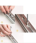 Reliable M4 T Slot Nuts Hammer Head Fastener Nuts for Aluminum 40x40 Profiles installation process
