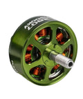 1300KV Brushless FPV Drone Motor 4 Pack For 3-6S LiPo 7 Inch Freestyle Long Range Quad DIY Parts Outrunner With Aluminum Housing Low Heat Durable Bearings Easy Install, green aluminum