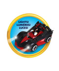 Shadow 3.5 inch car with light-up headlights from Sonic Racing CrossWorlds Slot Car Track Set With Rad Double Loop Action