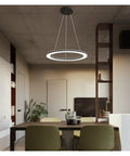 Kitchen LED s for Dining Room Modern Lights for Living Room Golden Circle Pendant Lights Home Design Lighting Indoor hanging over a dining table.