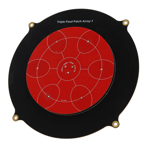 Long Range 5.8GHz Triple Feed Patch Antenna With High Gain For RC Drones FPV design showing circular polarized pattern