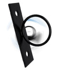 Image of Ten Division No Fuss Quick Install Hoop Fixtures With Pre Drilled Setup Includes Screws And Temperature Controlled Quick Arrange, black metal hoop and plate.