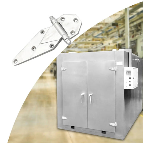 Heavy Duty Stainless Steel Barn Door Hinge Built Tough For Industrial Oven And Farm Rail Smooth Swing Professional Grade Hardware mounted on industrial oven