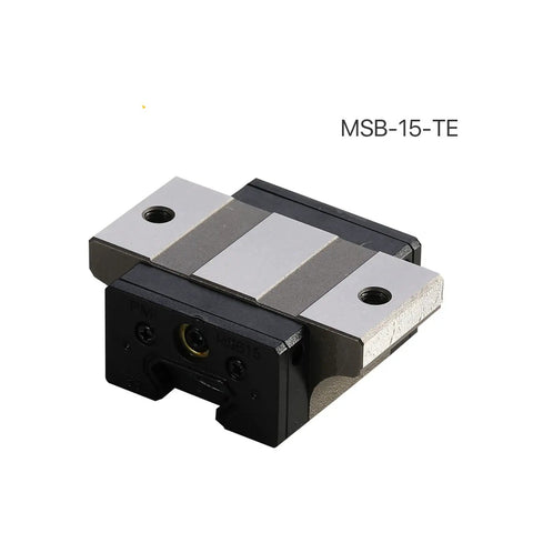 High Precision PMI Linear Guideway Carriage For CO2 Laser Cutting Machine, MSB15S, compact design, robust metal construction.