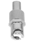 Badass Hydraulic Grease Fitting Brass Coupler Adapter For Factory Work Use With Forged Steel Components Building Long Life Reliability Plus Fast Oil Injection Via Grease Nipple Connection Fits Best For Garage Shop Crews Working Hard Every Day, close-up metal grease coupler