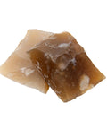 Two Pack Five Eighth Inch English Flintlock Flints for Muzzleloaders Reliable Ignition for Old School Shooters Premium Quality Flint Stones You Can Trust Great for Target Practice and Hunting Leather Jaw Pad Recommended, close view