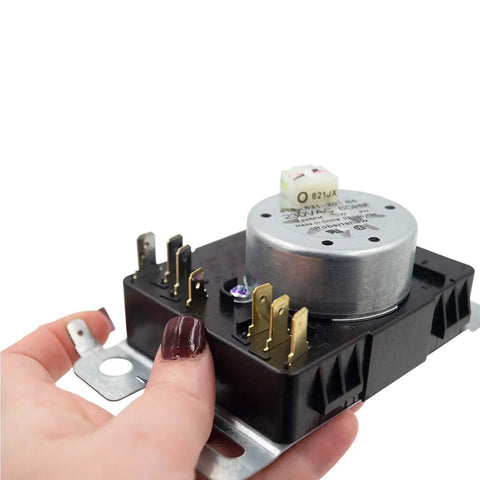 Clothes Dryer Timer Control Replacement For Model Specific Units Fits Specific Dryer Models Only 230V 60Hz 3W CW Terminals.