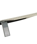 Tough As Nails Aluminum Dock Plate 30 By 36 Inches 3500 Pound Capacity smooth rolling treadplate ramp with locking posts.