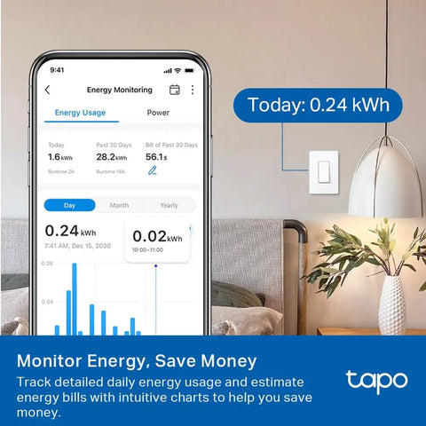 Smart Light Switch With Matter Compatibility, 3 Way 4 Way And Single Pole Lighting Control, Plug And Play Ready in home