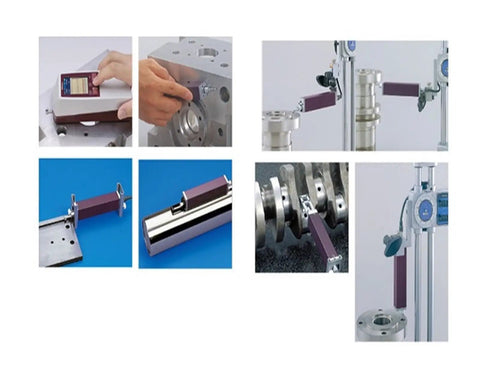Portable Digital Surface Roughness Tester With Straight Shooting Precision Ra Rz Measurement Gauge used on metal parts for quality checks