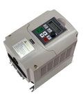 VFD Drive Inverter 4KW 220V To 380V Variable Frequency Controller 1 Phase To 3 Phase Output AC Drive For Motors Speed Control Energy Efficient Inverter Boss Level Industrial Power Converter, gray control panel