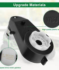 24V Kids Ride On Car Motor Gearbox Upgrade Kit With 40000RPM High Speed Drive 12mm Shaft 35mm Motor Diameter Durable Replacement Parts