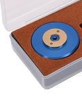 Alloy Steel Watch Bearing Opener With Anti Slip Handle for E2000 Movement in protective case, blue gear tool.