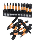 Solid 20 Piece Hex Bit Set With Magnetic Alloy Steel Screwdriver Bits For Furniture Assembly And Auto Repair Includes Metric Imperial Sizes In 1/4 Inch Shank Kit Perfect For Any Tough Job, 1.5-8.0 mm