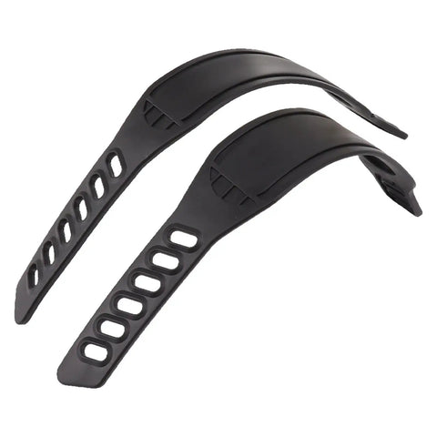 Adjustable Universal Pedal Straps With Durable Plastic Toe Clips For Exercise Bikes, Secure Fit, Easy Length Adjustment Up To 12 Inches