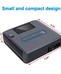 Mavic 2 Pro And Mavic 2 Zoom 6 In 1 LCD Display Charger For DJI Drone Batteries And Remote, compact design with dimensions.