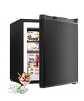 Bad Boy 1.1 Cubic Foot Mini Freezer Black Upright Compact Cold Storage Appliance Built For Dorms And Small Kitchens Featuring Real Deal Adjustable Shelving To Hold Your Favorite Frozen Stash with ice cream and sorbet.