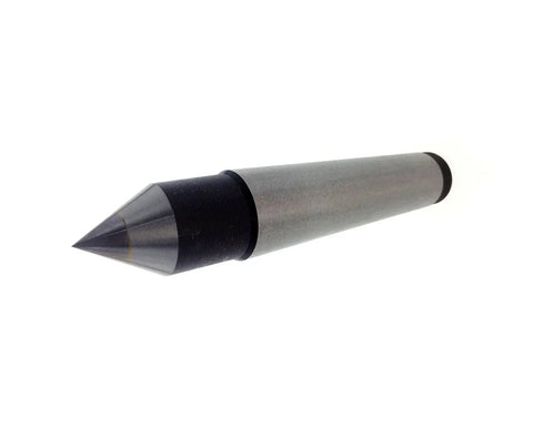 Morse Taper Dead Center For MT3 Lathes And Drilling Machines 125mm Long Alloy Silver Tone Black Heavy Duty Center Tip