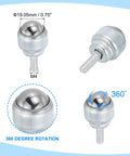 Roller Ball Transfer Bearing Three Quarters Inch Six Pieces Round Ball Transfer Unit Carbon Steel Caster with 360° rotation