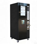Bean To Cup Vending Machine With Touchscreen Fully Automatic Freshly Ground Coffee 24 Seven Self Serve For Office Mall Or Hospital Cashless Payment Energy Efficient Hot And Cold Dual Mode front view