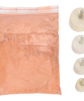 Total Game Changer Glass Scratch Remover Kit With 4 Heavy Duty Felt Buffing Wheels And 230 Grams Cerium Oxide Powder in packaging with buffing wheels.