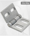 Flush Mount Hinges For Industrial Heavy Duty Equipment Cabinets With Thickened Zinc Alloy Hardware Durable One Piece Hinge