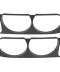 Dodge Challenger Headlight Bezel Replacement Driver and Passenger Side ABS Plastic Painted Trim Ring Set For 2008 2014 CH2510100 CH2511100