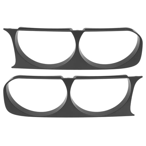 Dodge Challenger Headlight Bezel Replacement Driver and Passenger Side ABS Plastic Painted Trim Ring Set For 2008 2014 CH2510100 CH2511100