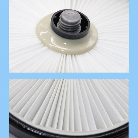 Close-up of Beast Replacement Filter Set For Bissell Pet Hair Eraser Lift Off Upright Vacuum 2087 Series models filter component.