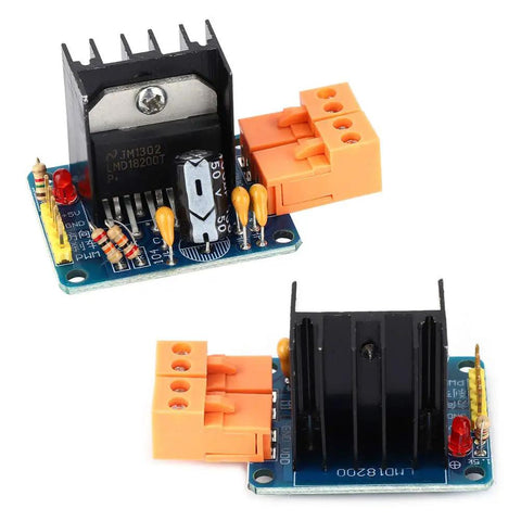 Motion Control Module With Adjustable PWM Speed Regulation, H Bridge DC Motor Driver 3A 75W With Power Indicator For Precise Spin And Direction, DIY Friendly Plug And Play Speed Tuning Of DC Motors; compact PCB with heatsink and screw terminals