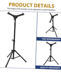 Heavy Duty Snare Drum Rack Built To Rock For Weekend Warriors And Pro Players Looking To Score Some Dope Percussion Gear With Kickass Alloy Stands Designed For Tight Stages And Home Jam Sessions, adjustable height 68-99cm.