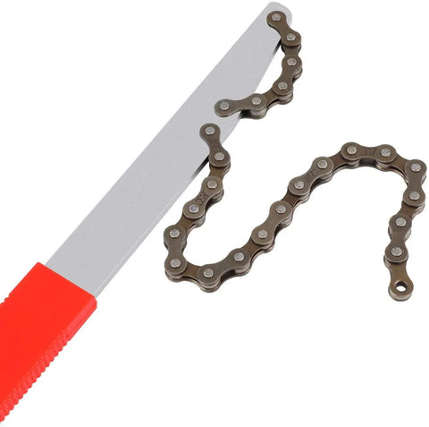 Chain whip tool from the Three Pack Bike Cassette Removal Tools Kit With Chain Whip Tools And Lockring Nut Tool For 7 To 12 Speed Chains