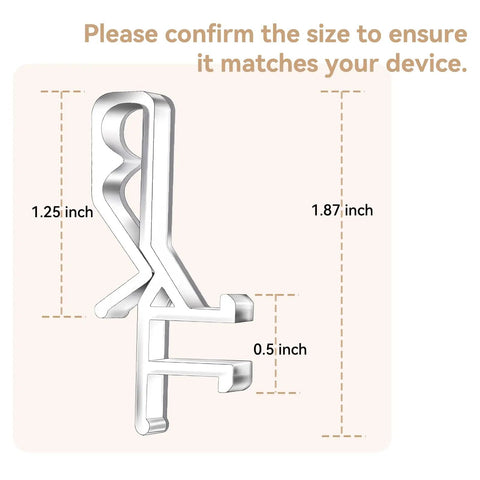 Clear Hidden Channel Valance Clips 1-7/8 Inch Set Of 22 For Wood And Faux Wood Blinds, heavy duty plastic measuring 1.25x1.87x0.5 inch.