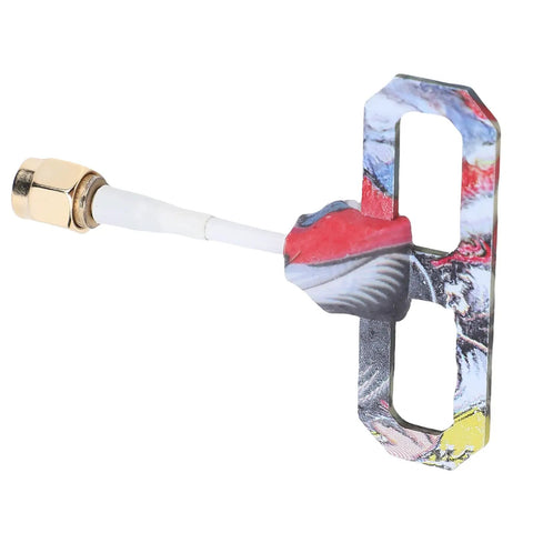 2.4G RC Antenna With 4.2dBi Gain SMA Omnidirectional Antenna Interface showing compact and lightweight design for drones