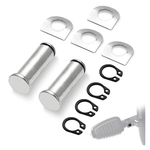 10-Piece Footpeg Mount Hardware Kit With Stainless Steel Bolts Pins And Spring Washers For Harley Touring Dyna Softail And Sportster Models 883 1200 From 1990 To 2024 Direct Replacement Complete Set, stainless steel parts