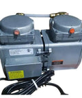 Heavy Duty Diaphragm Vacuum Pump DAA P720 GB Silent Industrial High Vacuum Generator with dual motors and power cord.