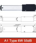 Mini Electric Telescopic Linear Actuator 12V With 10mm 30mm 50mm And 150mm Stroke Micro Solenoid Actuator diagram and specs