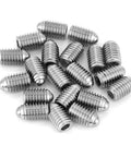 20 Pcs M8x10 Wave Ball Screws Plus Stainless Steel Spring Plunger Set For Lubrication Equipment Plus Pneumatic Tools Hex Socket Ball Plungers