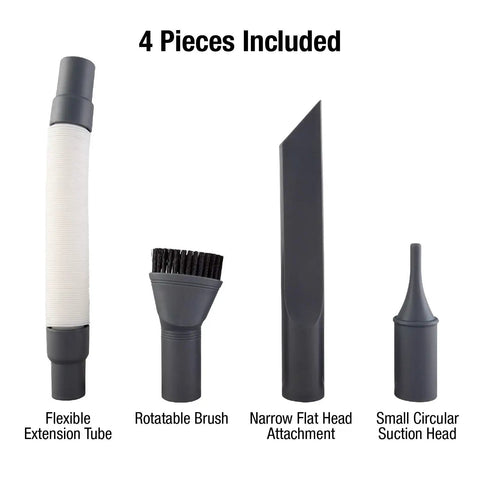 4 accessories for Dual Function Power Vacuum And Blower For Detail Work Cars And Home Cleaning Handy For Auto Pros