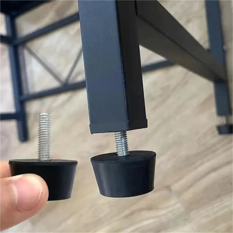 4 Pack Rubber Adjustable Feet Pads With Screws For Tables And Chairs Leveling Feet Anti Slip Anti Shock Protection on floor