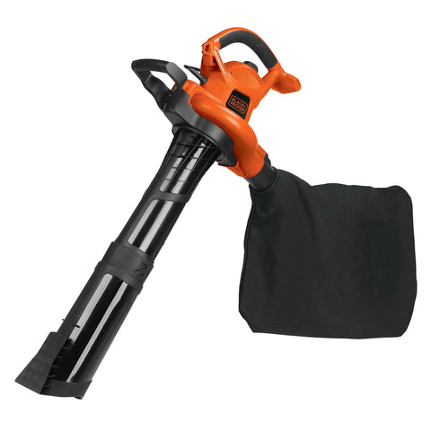 3 In 1 Electric Leaf Blower Vacuum And Mulcher With 12 Amp Power, 250 MPH Air, 400 CFM Debris Capacity, High Impact Metal Fan BV6000