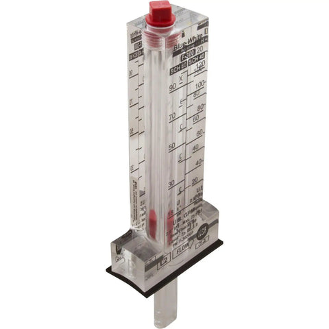 F-30200P Flowmeter 2 Inch IPS Pitot Tube Horizontal Flow Meter For 20 To 120 GPM Ideal For Pool Aquarium Water Treatment And Industrial Aquatics Systems Compact And Rugged