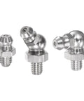 304 Stainless Steel Grease Fittings Kit Built To Last 15 Pcs Heavy Duty With Straight And Angled M6x1mm Metric Threads