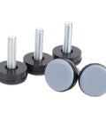 M6 Thread PTFE Levelers Anti Slip Glides for chairs tables cabinets 20 pack easy move pads for wood tile concrete floors