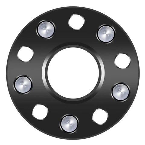 15mm Wheel Spacers Four Pack 5x4.5 Bolt Pattern 64.1mm Hub Bore 12x1.5 Studs Adapters Fits Honda Accord Civic CR-V HR-V Odyssey Element Crosstour Z